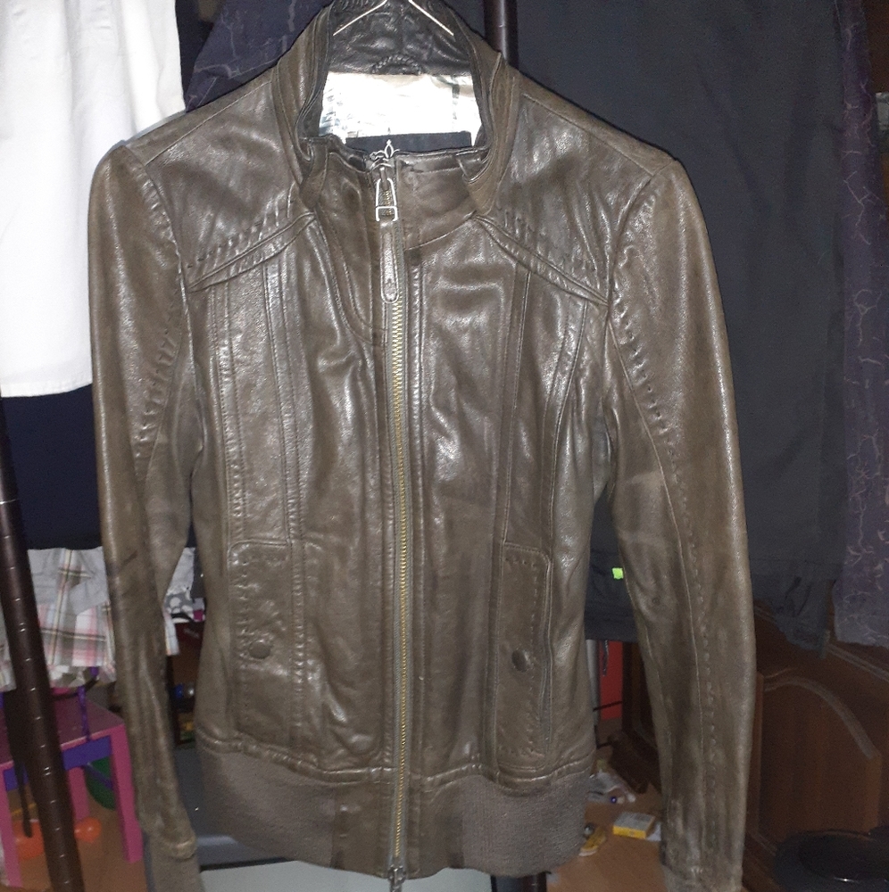 Ladies leather jacket